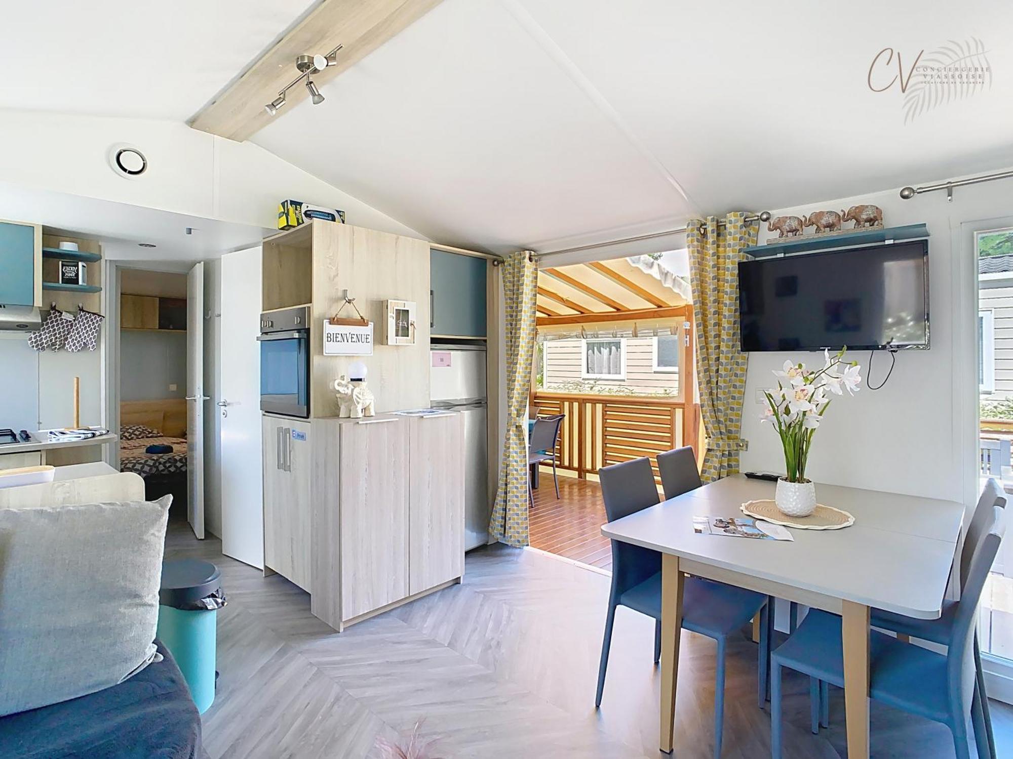 Mobil-Home Ja 68 A Vias - La Carabasse - Camping Siblu Avec Piscine Exterior photo